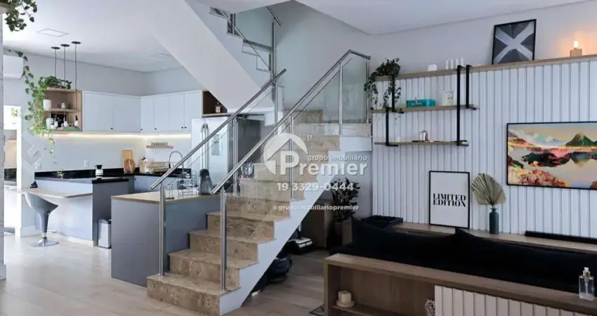 PORTEIRA FECHADA - Casa com 3 dormitórios à venda, 170 m² por R$ 1.490.000 - Jardim Park Real - Indaiatuba/SP