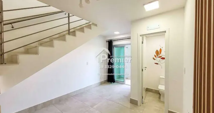 Apartamento com 1 dormitório para alugar, 128 m² por R$ 3.730,00 - Jardim Pompéia - Indaiatuba/SP