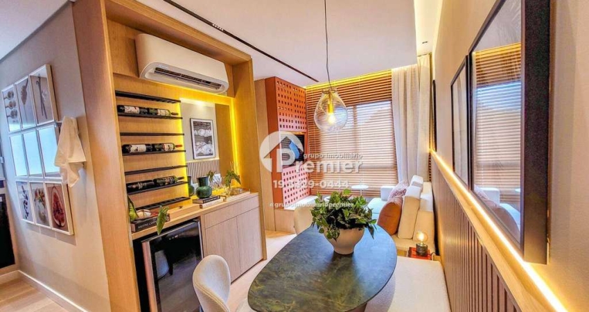 Apartamento com 2 dormitórios à venda, 39 m² por R$ 352.000,00 - Centro - Indaiatuba/SP
