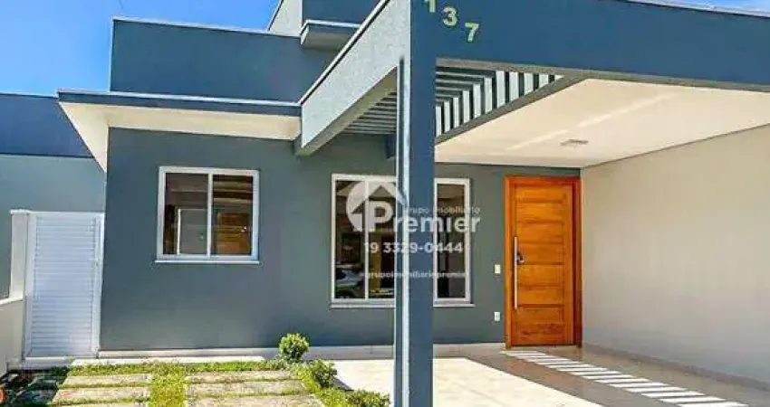 Casa com 3 dormitórios para alugar, 105 m² por R$ 5.522/mês - Jardim Park Real - Indaiatuba/SP