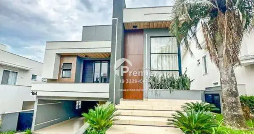 Sobrado com Três Suítes e Piscina no Condomínio Paradiso em Indaiatuba