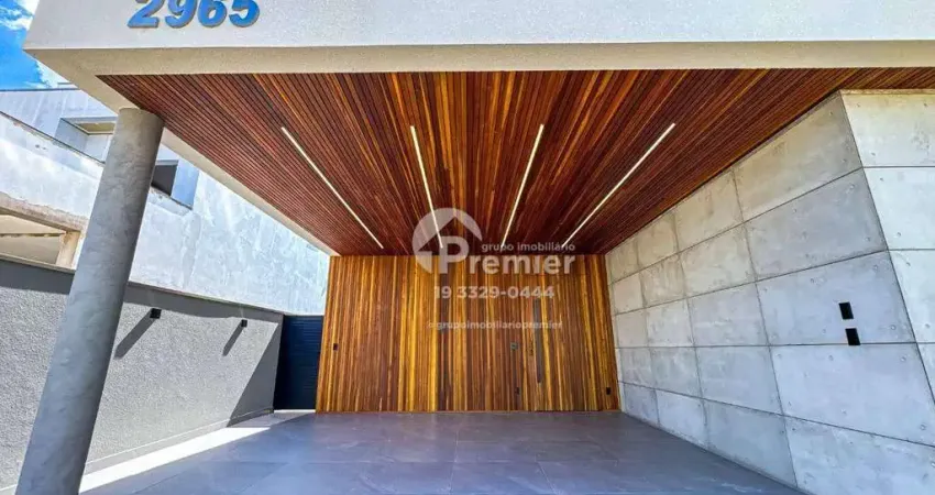 Casa com 3 dormitórios à venda, 346 m² por r$ 3.200.000,00 - jardim vila paradiso - indaiatuba/sp