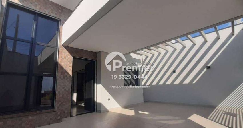 Casa com 3 Quartos à venda, 104 m² por R$ 690.000 - Casablanca - Indaiatuba/SP
