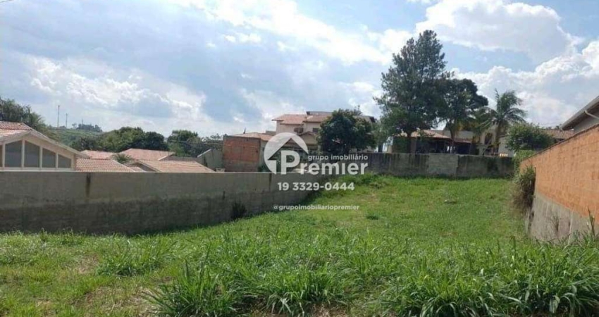 Terreno à venda, 1000 m² por R$ 520.000,00 - Terras de Itaici - Indaiatuba/SP