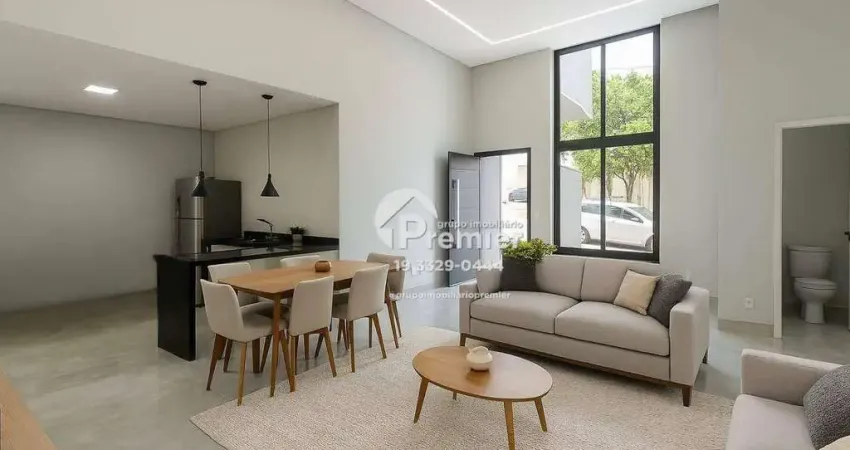 Casa com 3 dormitórios à venda, 137 m² por R$ 1.200.000,00 - Condomínio Brescia  - Indaiatuba/SP