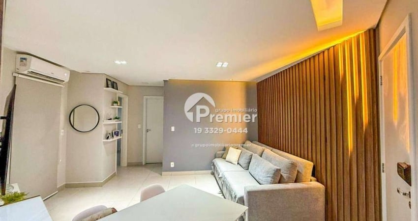 Apartamento com 2 dormitórios à venda, 57 m² por R$ 480.000,00 - Plaza Bella Vista - Indaiatuba/SP