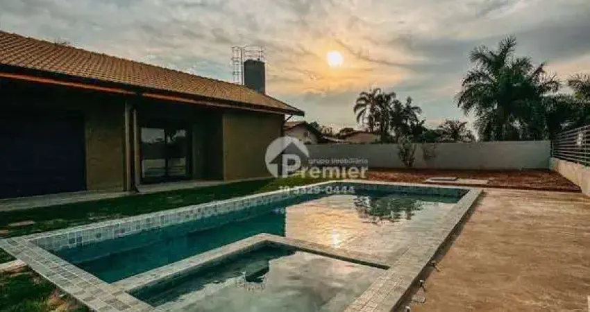 Casa 4 suítes de alto padrão em lote de 1000m² - condomínio terras di itaici, indaiatuba