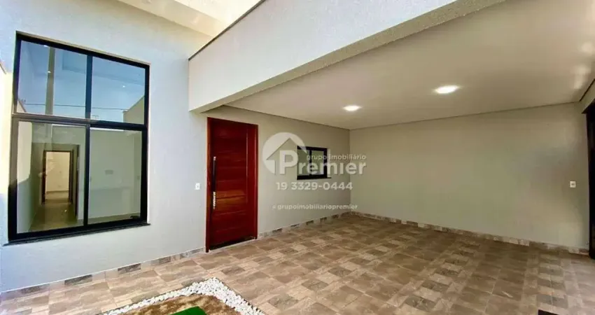 Casa com 3 dormitórios à venda, 122 m² por r$ 670.000 - casablanca - indaiatuba/sp