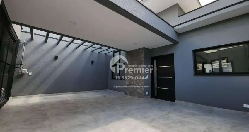 Casa nova com 3 quartos (1 suíte) e acabamento premium em indaiatuba
