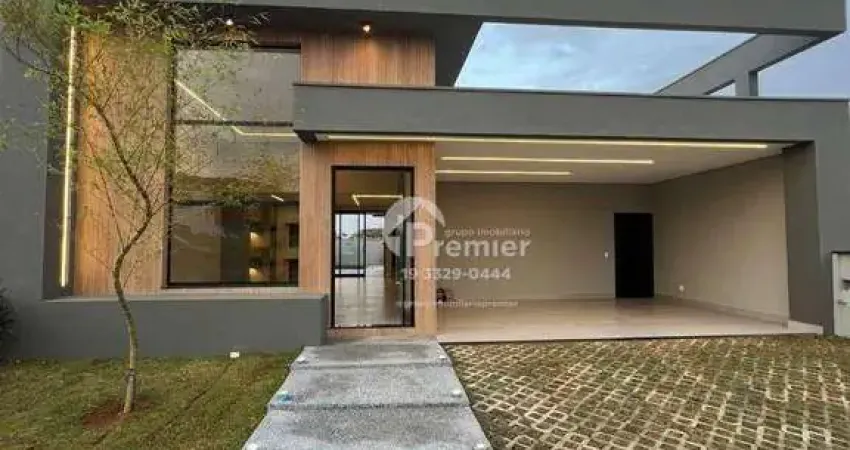 Casa térrea com 3 suítes, escritório e piscina no condomínio vila sapezal em indaiatuba