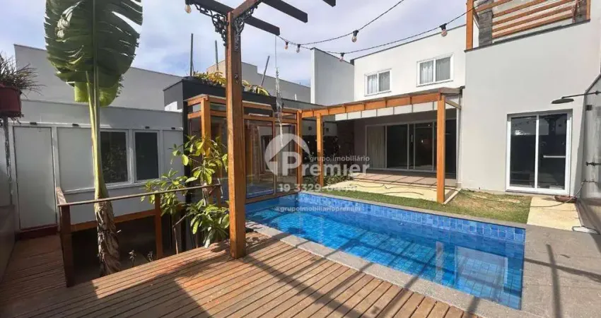 Sobrado de alto padrão com 3 quartos e lazer completo no condomínio mantova, indaiatuba