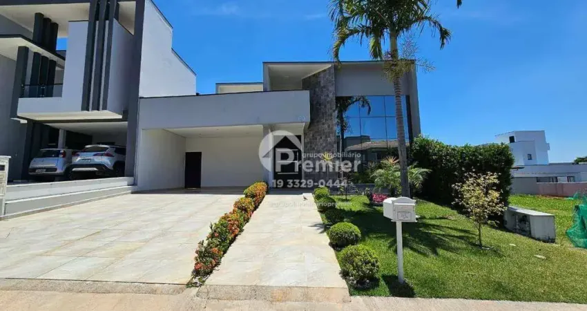 Casa térrea com 3 suítes, piscina e energia solar para locação – condomínio dona lucilla, indaiatuba