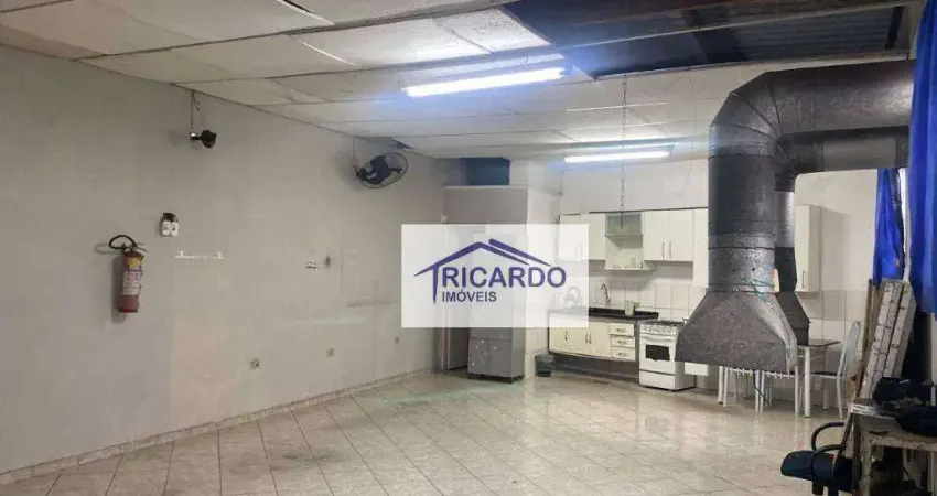Salão, 300 m² - venda por r$ 600.000,00 ou aluguel por r$ 2.500,00/mês - vila nossa senhora de fátima - guarulhos/sp