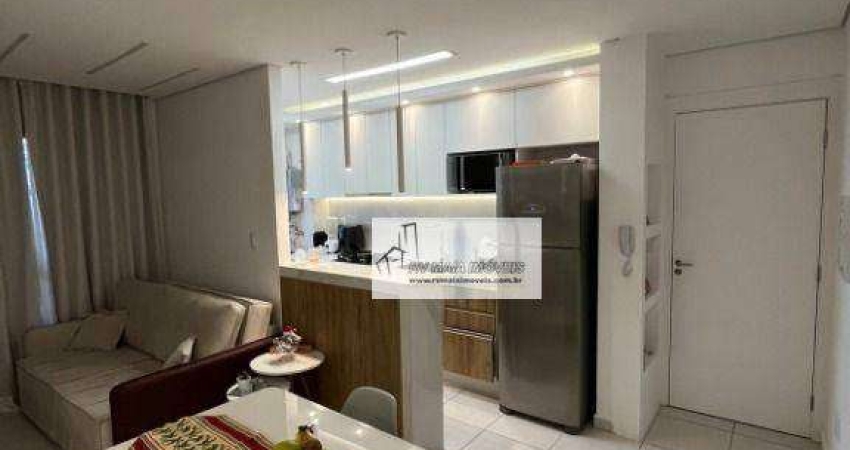 Apartamento com 2 dormitórios à venda, 60 m² por r$ 440.000,00 - jardim pagliato - sorocaba/sp