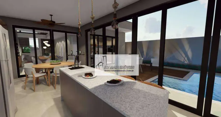 Casa com 3 dormitórios à venda, 257 m² por r$ 1.300.000 - condomínio villagio di capri - sorocaba/sp