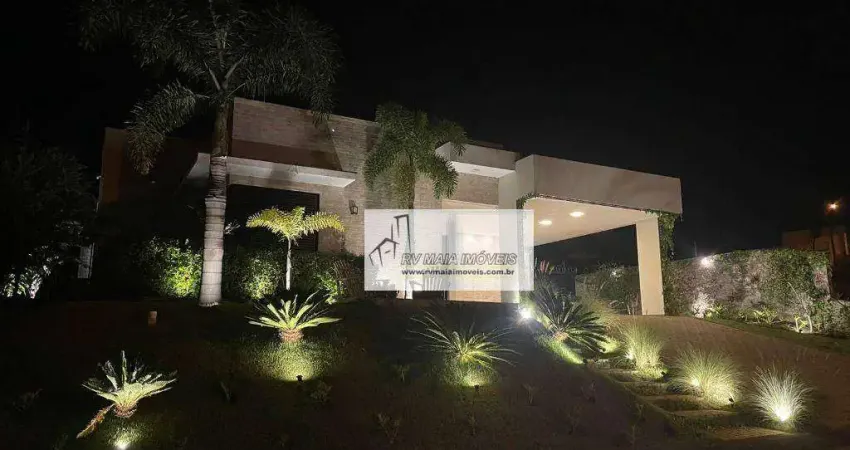 Casa com 4 dormitórios à venda, 400 m² por r$ 4.000.000,00 - parque ecoresidencial fazenda jequitibá - sorocaba/sp