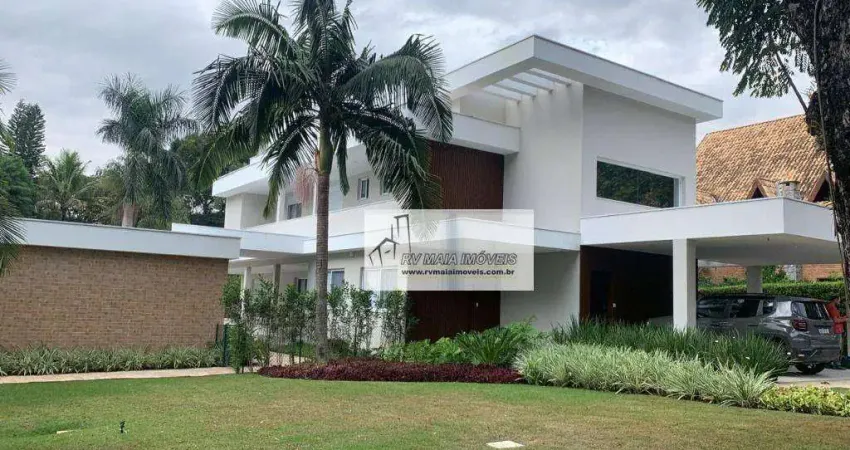 Casa com 4 dormitórios à venda, 500 m² por r$ 5.000.000,00 - condomínio residencial lago azul golf club - araçoiaba da serra/sp