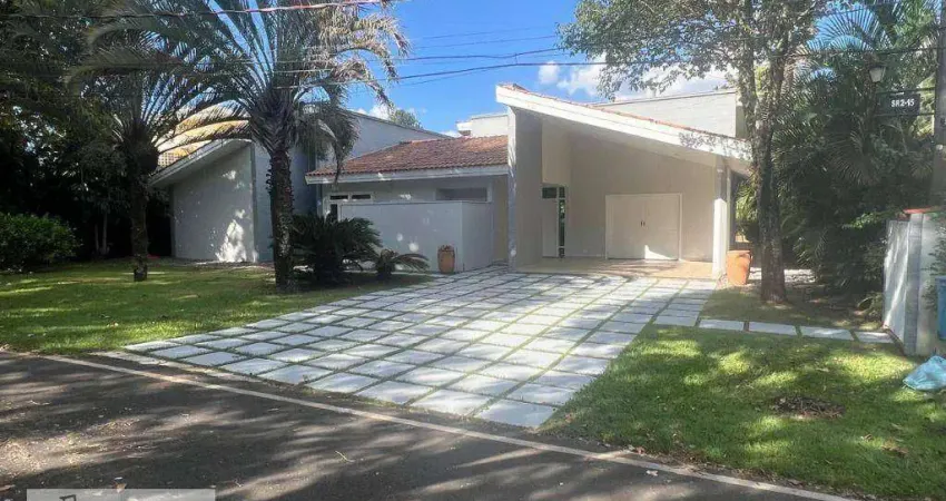 Casa com 4 dormitórios, 500 m² - venda por r$ 5.500.000,00 ou aluguel por r$ 20.747,00/mês - condomínio residencial lago azul golf club - araçoiaba da serra/sp