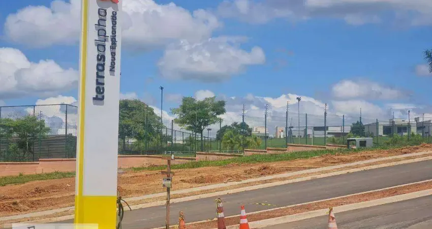 Terreno à venda, 337 m² por r$ 426.000,00 - residencial terras alpha nova esplanda - votorantim/sp