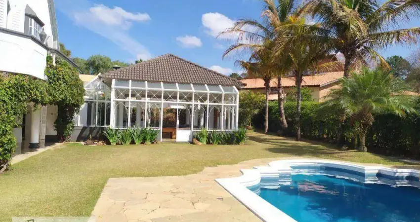 Casa com 5 dormitórios, 615 m² - venda por r$ 4.500.000,00 ou aluguel por r$ 17.000,00/mês - condomínio residencial lago azul golf club - araçoiaba da serra/sp