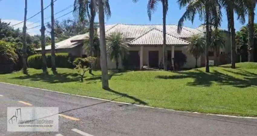 Casa com 4 dormitórios, 660 m² - venda por r$ 6.900.000,00 ou aluguel por r$ 24.717,58/mês - condomínio residencial lago azul golf club - araçoiaba da serra/sp