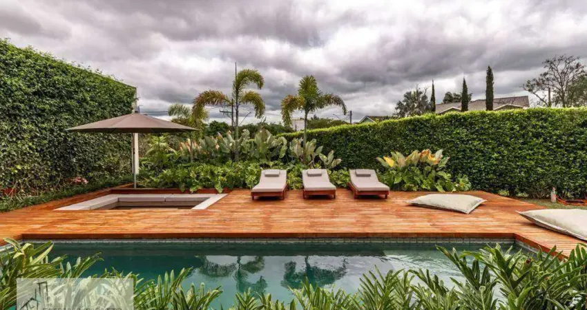 Casa com 3 dormitórios à venda, 448 m² por r$ 6.990.000,00 - condomínio residencial lago azul golf club - araçoiaba da serra/sp