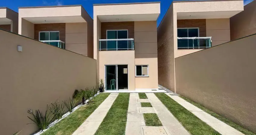 Casa com 3 dormitórios à venda, 92 m² por r$ 480.000,00 - coaçu - eusébio/ce