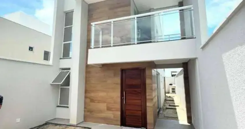 Casa com 3 dormitórios à venda, 130 m² por r$ 499.000 - jacunda - aquiraz/ce