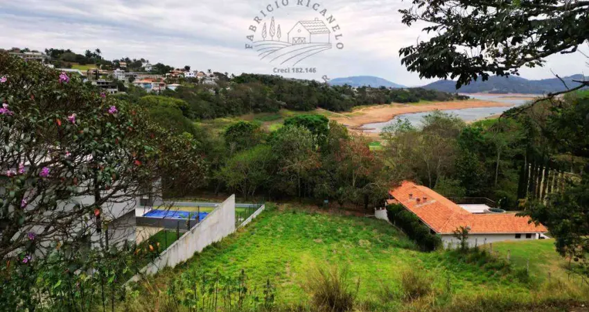 Terreno pé na água à venda no condomínio riviera do jaguari em piracaia-sp