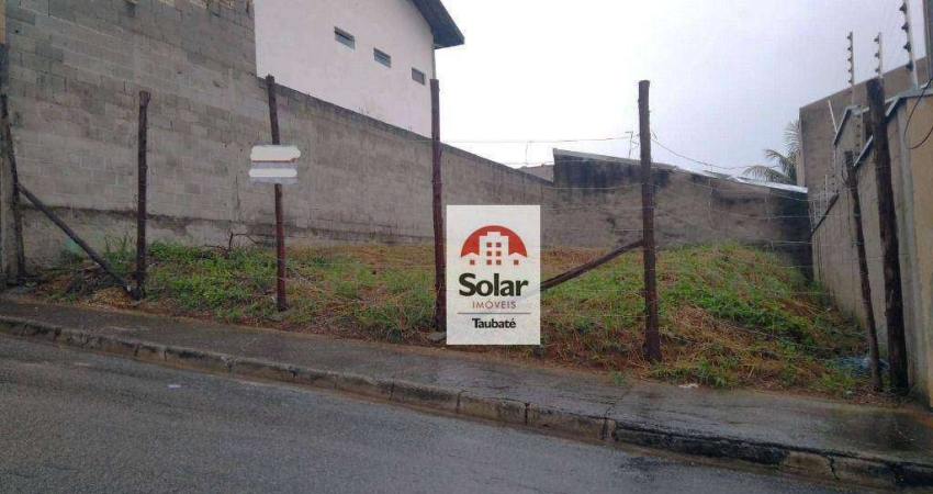 Terreno à venda, 250 m² por R$ 190.000,00 - Estoril - Taubaté/SP