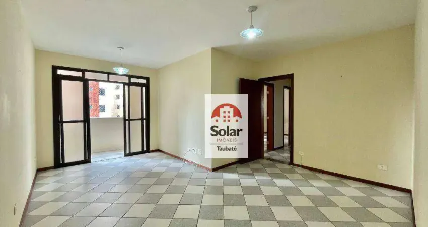 Apartamento com 2 dormitórios para alugar, 89 m² por R$ 2.820,38/mês - Jardim das Nações - Taubaté/SP