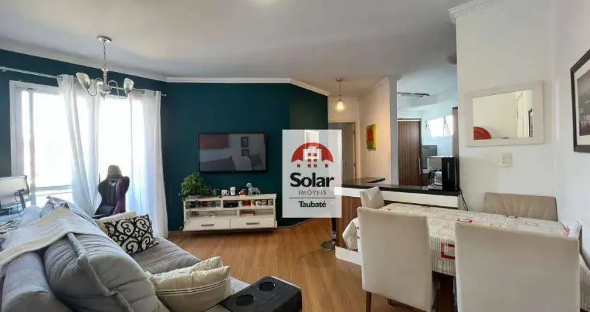 Apartamento com 2 dormitórios à venda, 63 m² por R$ 309.000,00 - Barranco - Taubaté/SP