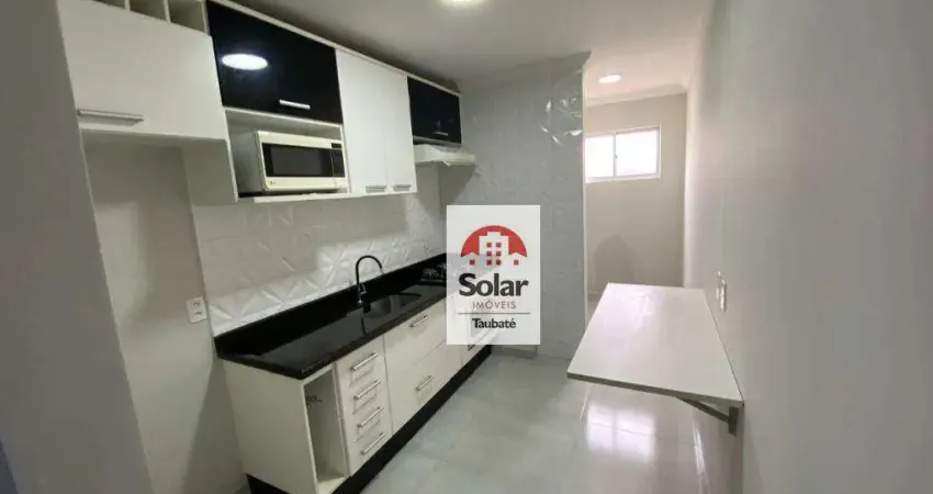 Apartamento com 2 dormitórios para alugar, 57 m² por r$ 1.471,19/mês - jardim baronesa - taubaté/sp