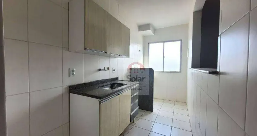 Apartamento com 2 dormitórios para alugar, 46 m² por R$ 1.250,00/mês - Barranco - Taubaté/SP