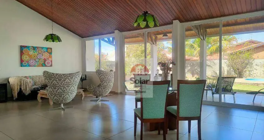 Casa com 3 dormitórios, 400 m² - venda por R$ 2.100.000,00 ou aluguel por R$ 7.702,50/mês - Condomínio Vale do Sol - Tremembé/SP