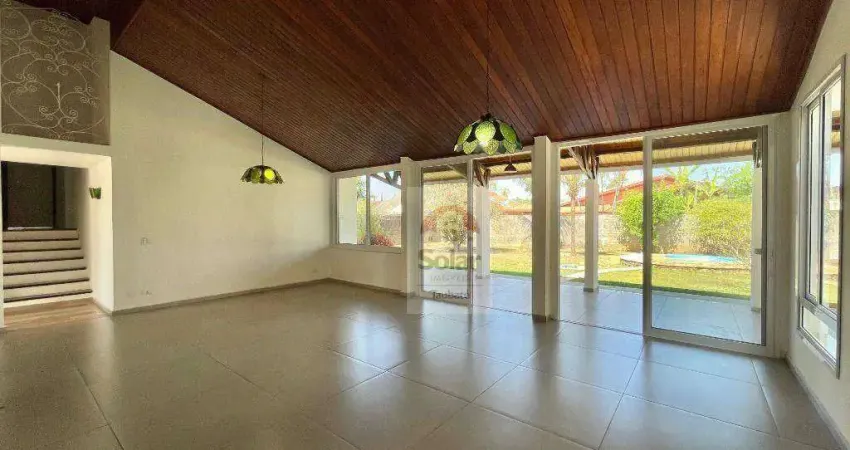 Casa com 3 dormitórios, 400 m² - venda por r$ 2.100.000,00 ou aluguel por r$ 7.702,50/mês - condomínio vale do sol - tremembé/sp
