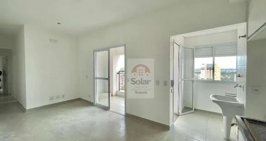 Apartamento com 2 dormitórios para alugar, 69 m² por R$ 3.199,40/mês - Bosque Flamboyant - Taubaté/SP