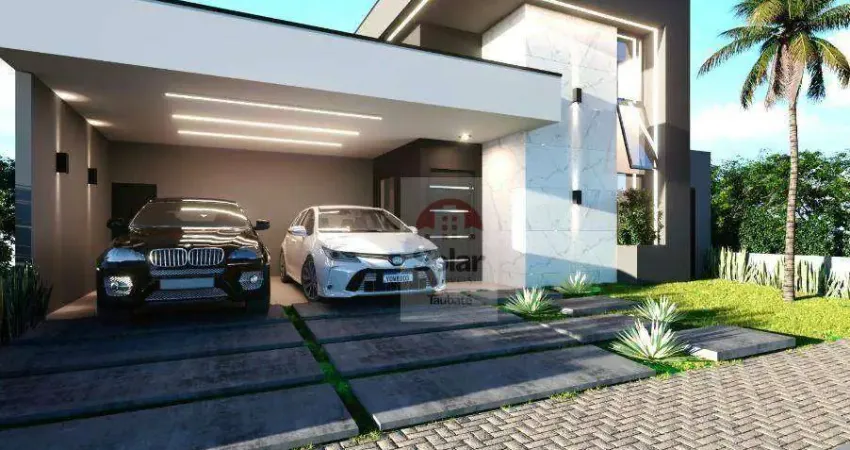 Casa com 4 dormitórios à venda, 190 m² por r$ 1.596.000,00 - condomínio ouro ville - taubaté/sp