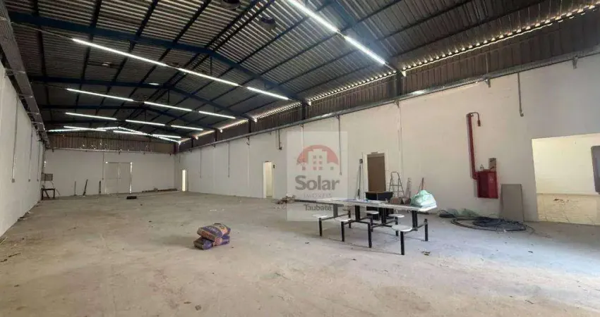 Galpão, 4000 m² - venda por r$ 8.800.000,00 ou aluguel por r$ 60.000,00/mês - distrito industrial willy conrado bohlen - taubaté/sp