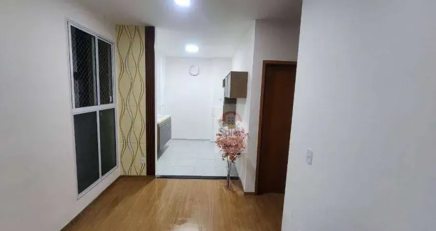 Apartamento com 2 dormitórios à venda, 44 m² por r$ 170.000,00 - jardim bela vista - taubaté/sp