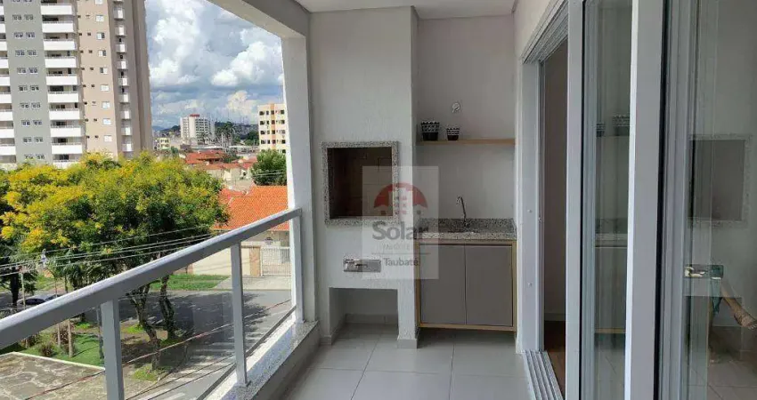Apartamento com 2 dormitórios à venda, 77 m² por r$ 535.000,00 - jardim das nações - taubaté/sp
