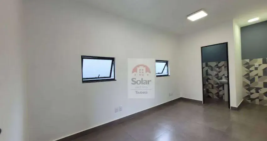 Sala para alugar, 18 m² por r$ 900,00/mês - morada dos nobres - taubaté/sp