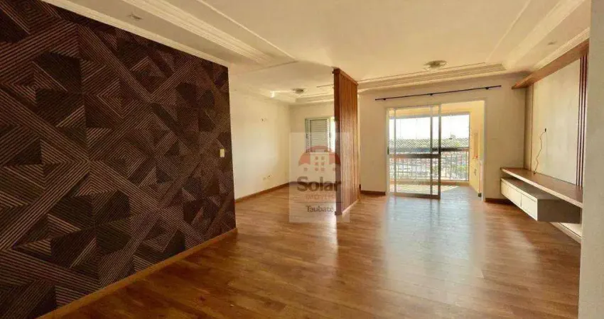 Apartamento com 3 dormitórios para alugar, 104 m² por r$ 4.203,38/mês - unique - taubaté/sp