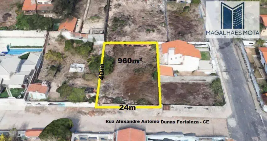 Terreno à venda, 960 m² por R$ 799.000,00 - Dunas - Fortaleza/CE