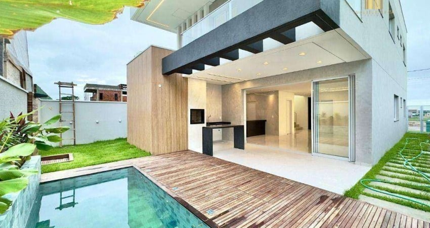 Casa com 4 dormitórios à venda, 219 m² por R$ 1.490.000 - Cidade Alpha - Eusébio/CE