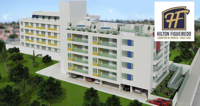 Apartamento com 2 dormitórios à venda, 59 m² por R$ 736.000,00 - Bessa - João Pessoa/PB