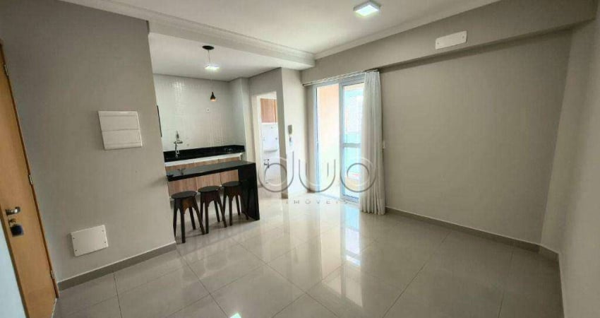 Apartamento com 1 dormitório para alugar, 54 m² por R$ 2.617,92/mês - Centro - Piracicaba/SP