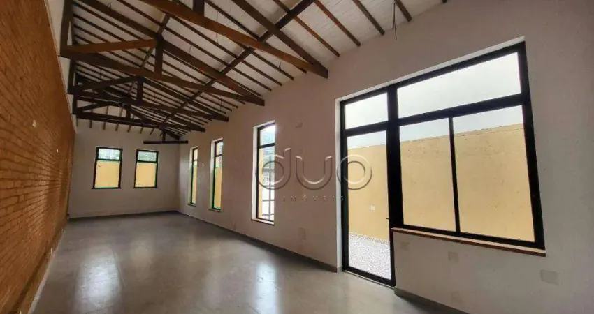 Salão para alugar, 120 m² por R$ 4.068,58/mês - Paulista - Piracicaba/SP