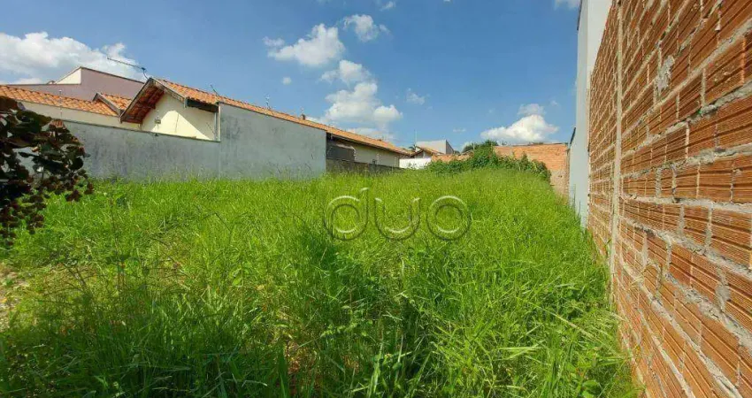 Terreno à venda, 250 m² por R$ 170.000,00 - Jardim Sol Nascente II - Piracicaba/SP
