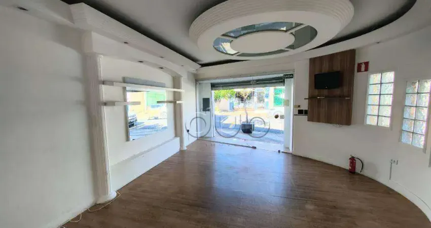 Salão para alugar, 25 m² por R$ 1.918,69/mês - Centro - Piracicaba/SP